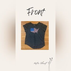 Women’s Heather Grey U.S. Soft Tee